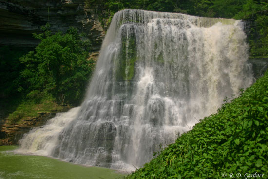 Burgess Falls from the lower